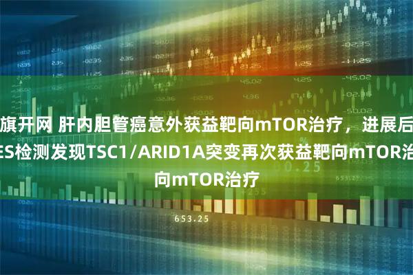 旗开网 肝内胆管癌意外获益靶向mTOR治疗，进展后WES检测发现TSC1/ARID1A突变再次获益靶向mTOR治疗