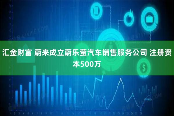 汇金财富 蔚来成立蔚乐萤汽车销售服务公司 注册资本500万