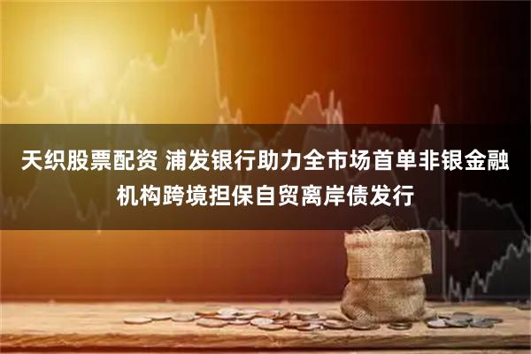天织股票配资 浦发银行助力全市场首单非银金融机构跨境担保自贸离岸债发行